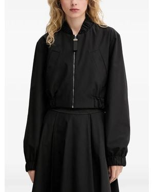 MMC Studio Chaqueta Bómber Con Cremallera - Negro