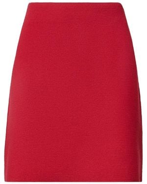 Fabiana Filippi Knitted Mini Skirt - Red