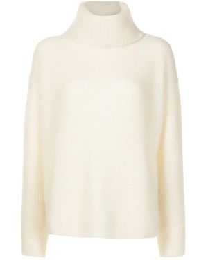 BOSS Maglione A Collo Alto Chunky - Bianco