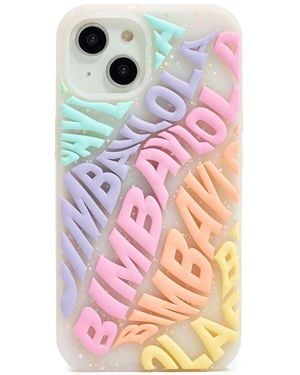 Bimba Y Lola Iphone 13 Logo-Embossed Case - Pink