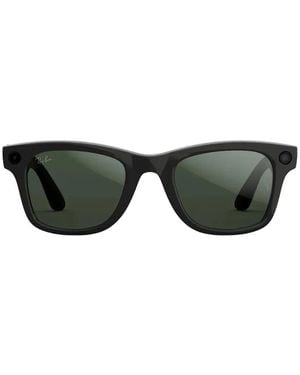 Ray-Ban Wayfarer Rectangle-Frame Sunglasses - Black