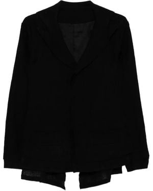 Limi Feu Wool Gauze Layered Blazer - Black
