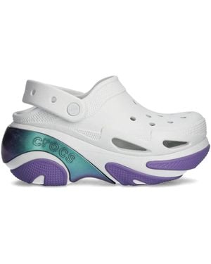 Crocs™ Chaussures Bubble Crush Clog À Plateforme - Blanc
