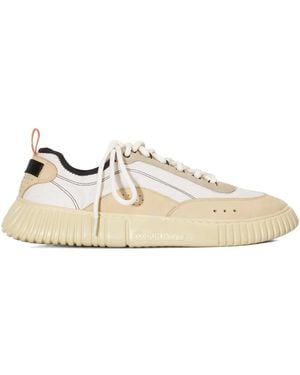 Osklen Panelled Trainers - Natural