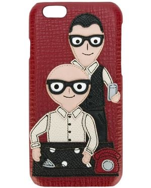 Dolce & Gabbana Designers Patch Iphone 6 Case - Red