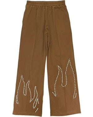 BIRTH OF ROYAL CHILD Pantalon De Jogging Flame Pearl - Marron
