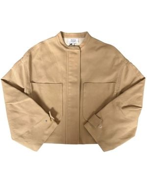 Maison Kitsuné Pocket-Details Cotton Jacket - Natural