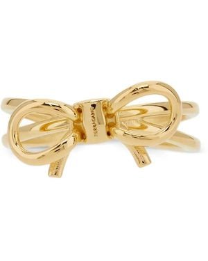 Ferragamo Ring With Bow - Metallic