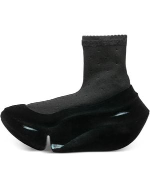 grounds Orca Dotted Lace Flocky Sratch Sneakers - Schwarz