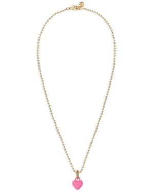 Roxanne Assoulin Itsy Bitsy Heart-Charm Necklace - White