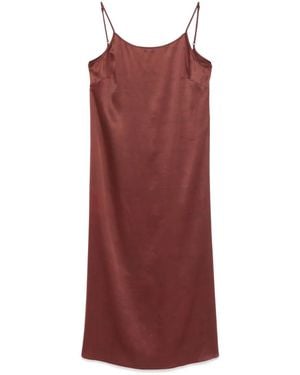 Uma Wang Vestido midi Tavella - Rojo