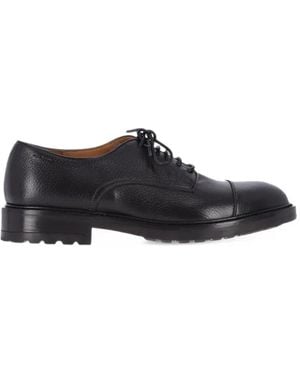 Alexander Hotto Pebbled-Leather Derby Shoes - Black