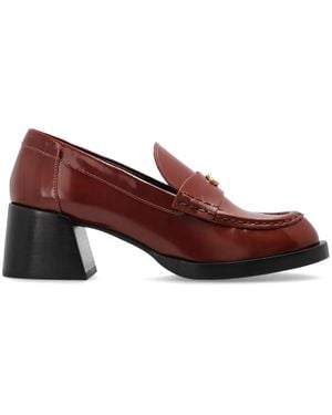 COACH 50Mm Leather Court Shoes - Brown