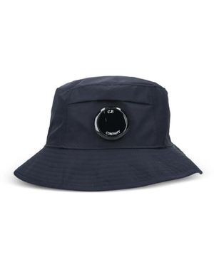 C.P. Company Lens Bucket Hat - Blue