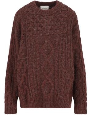 Isabel Marant Cable-knit sweater - Braun