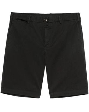 PT Torino ギャバジン ショートパンツ - ブラック