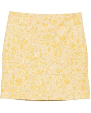 BLAKLACE Falda Con Estampado Floral - Neutro
