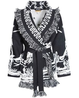 Alanui Canyon Spirit Fringed Cardigan - White