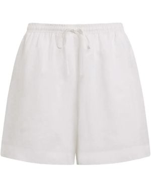 12 STOREEZ Drawstring Shorts - White