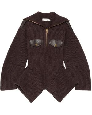 Zimmermann Valiant Wool Sweater - Brown