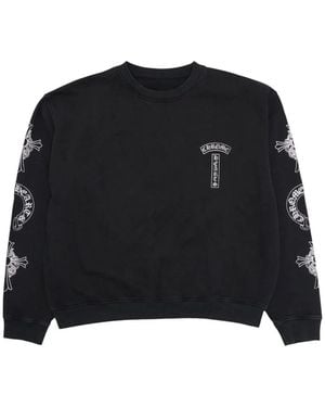 Chrome Hearts Logo-Print Sweatshirt - Black