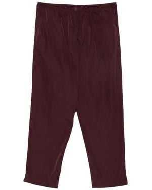 Katharina Hovman Leger Elasticated-Waist Trousers - Purple