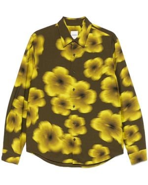 Sandro Floral-Print Shirt - Yellow