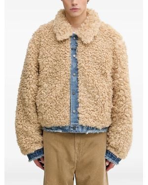 Daily Paper Reversible Faux-Fur Jacket - Natural