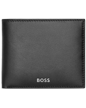 BOSS Portemonnaie mit Logo-Print - Grau