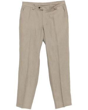 Dell'Oglio Pressed-Crease Trousers - Grey