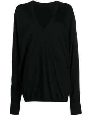 Quira Pullover Mit V-Ausschnitt - Schwarz