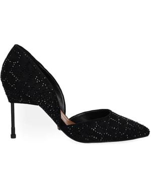 Kurt Geiger 90Mm Crystal Court Pumps - Black