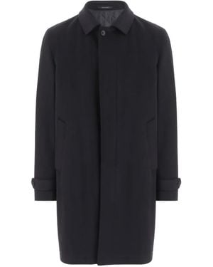 Tagliatore Button-Fastening Alton Coat - Blue