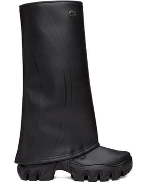 Rombaut Logo-Plaque Rain Boots - Black