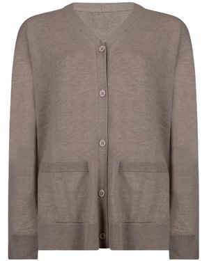 Max Mara V-Neck Cardigan - Brown