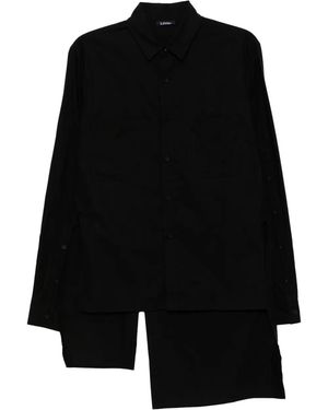Limi Feu Typewriter Back Slit Shirt - Black