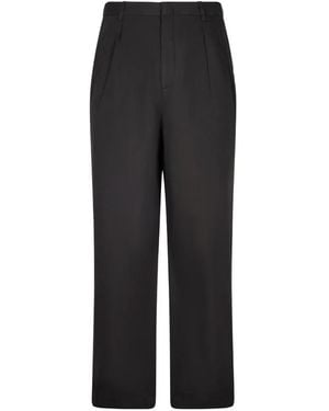 Cellar Door Pleated Trousers - Black