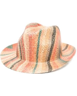 Paul Smith Swirl Straw Hat - Pink