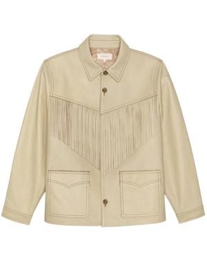 The Great Lederjacke Mit Fransen - Natur