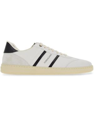 Ferragamo Sneakers Achille - Bianco