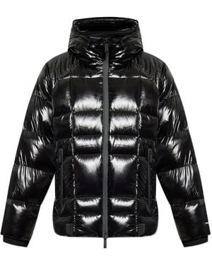 DSquared² フーデッド パデッドジャケット - ブラック