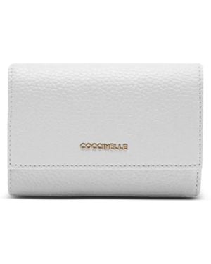 Coccinelle Metallic Logo-Plaque Wallet - Grey