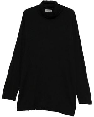 Yohji Yamamoto Roll-Neck Long-Sleeve Jumper - Black
