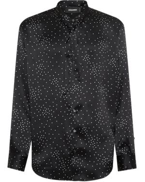 DSquared² Camicia A Pois - Nero