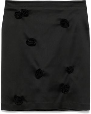 Sportmax Borbona Mini Skirt - Black