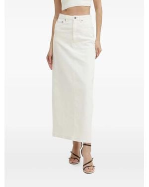 Bardot Evianna Slit Maxi Skirt - Natural