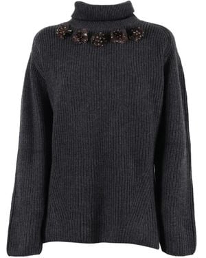 P.A.R.O.S.H. Roll-Neck Seater - Black
