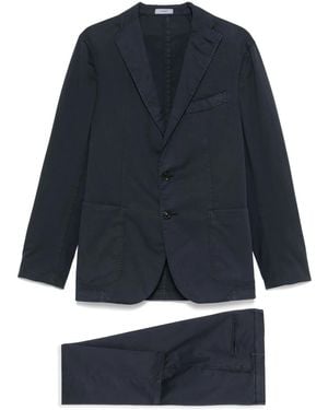 Boglioli ギャバジン スーツ - ブルー