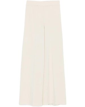 Gran Sasso Elasticated-Waistband Pants - White