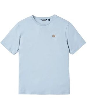 Henri Lloyd Logo-Embroidered T-Shirt - Blue